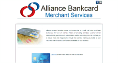 Desktop Screenshot of alliance-bankcard.com